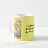 Die dumme Tarot-Card-Kaffee-Tasse Kaffeetasse (Vorderseite Links)