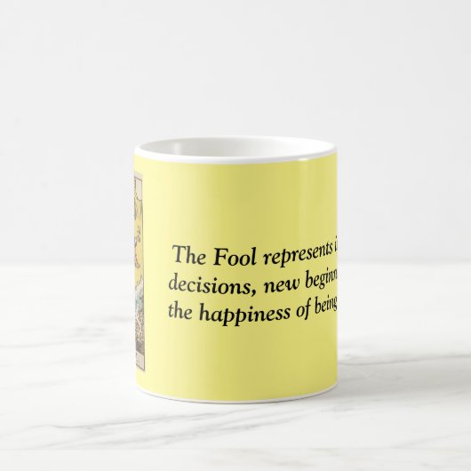 Die dumme Tarot-Card-Kaffee-Tasse Kaffeetasse (Mittel)