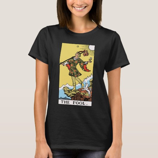 Die dumme Tarot Card Rider Waite T-Shirt (Vorderseite)