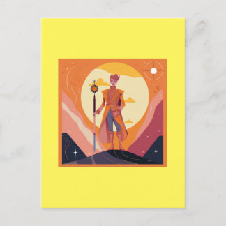 Die dumme Tarot-Karte Postkarte