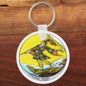 Die dumme Tarot-Karte Schlüsselanhänger (Vorderseite)