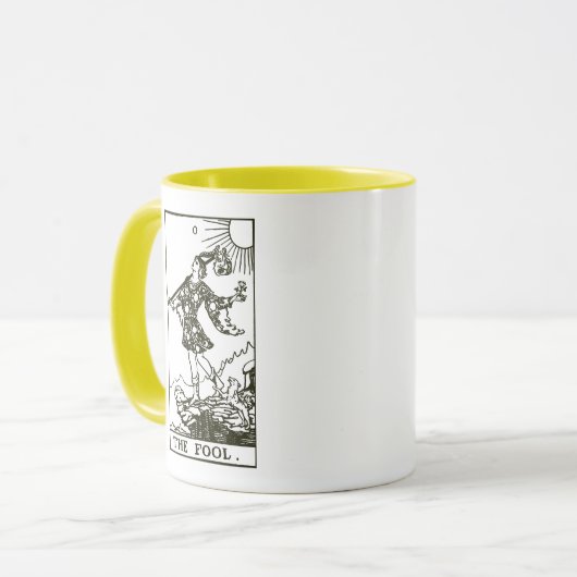 Die dumme Tarot-Karte Tasse (Vorderseite Links)