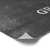 Die dumme und schlechte Praxis des profanen Fluchs Poster (Ecke)