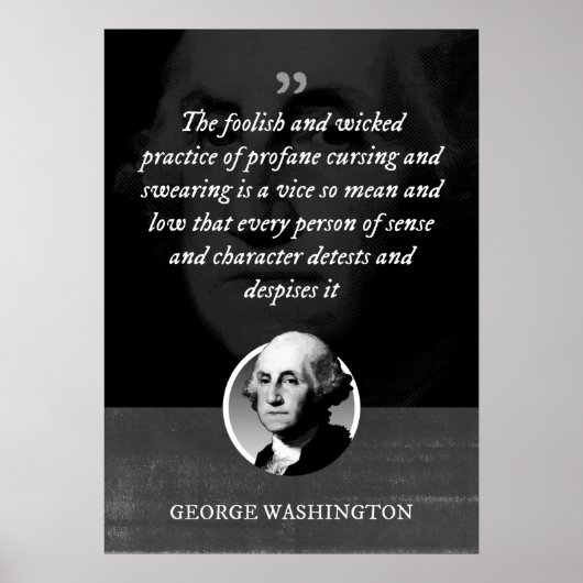 Die dumme und schlechte Praxis des profanen Fluchs Poster (Vorne)