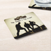 Die Dunkelheit und das Licht - Biermatten Rechteckiger Pappuntersetzer (angewinkelt)