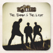 Die Dunkelheit und das Licht - Biermatten Rechteckiger Pappuntersetzer (Vorderseite)