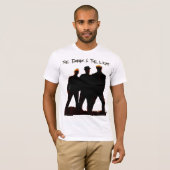 Die Dunkelheit und das Licht T-Shirt (Vorne ganz)
