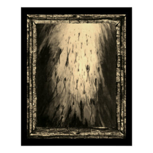 Die Dunkelheit verlasse, das Licht zu betreten Poster