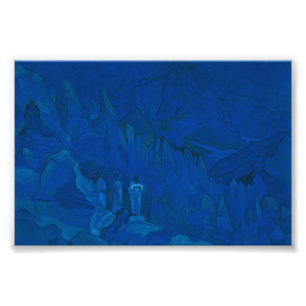 Die Dunkelheit von Nicholas Roerich Fotodruck