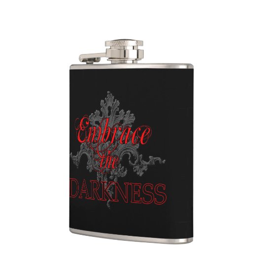 Die Dunkelheitsflasche einbinden Flachmann (Links)