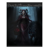 Die dunkelrote Ritt Riding Hood Poster (Vorderseite)