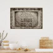 Die dunkelste Woche der Geschichte von Dublin Poster (Küche)