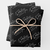 Die dunkelsten Nachtschwärmerei-Blätter Geschenkpapier Set (Beispiel)