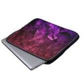 Die dunkle, abstrakte Hintergrundtextur mit Farbve Laptopschutzhülle (Vorne Knopf)