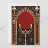 Die dunkle Eleganz des gotischen Stils. Save The Date (Rückseite)