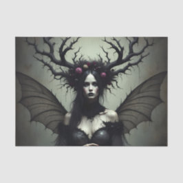 Die dunkle Fantasiedekoupage Seidenpapier