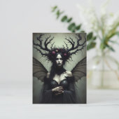Die dunkle Fee Postkarte (Stehend Vorderseite)