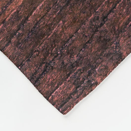 Die dunkle Holzstruktur hat früher Hintergründe. N Fleecedecke (Ecke)