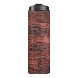 Die dunkle Holzstruktur hat früher Hintergründe. N Thermosbecher