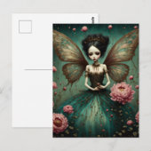 Die dunkle Märchen im Peony Garden Postkarte (Vorne/Hinten)