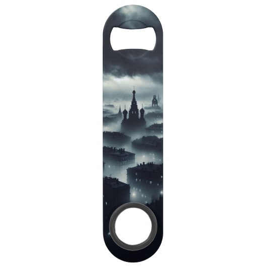 Die dunkle Nacht Stadt Steel Bottle Opener Speed Flaschenöffner (Vorderseite)