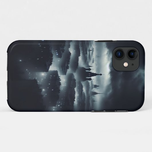 Die dunkle Nachtstadt Case-Mate iPhone Hülle (Rückseite (Horizontal))