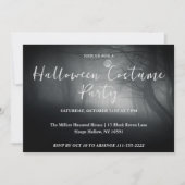 Die dunkle Party Einladung der Wälder (Vorderseite)