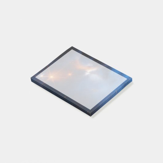 Die dunkle säkulare Wolke des Chamäleons I Post-it Klebezettel (angewinkelt)