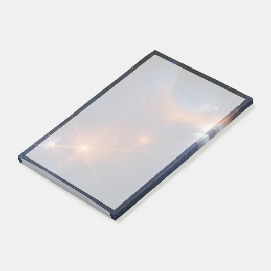 Die dunkle säkulare Wolke des Chamäleons I Post-it Klebezettel (angewinkelt)