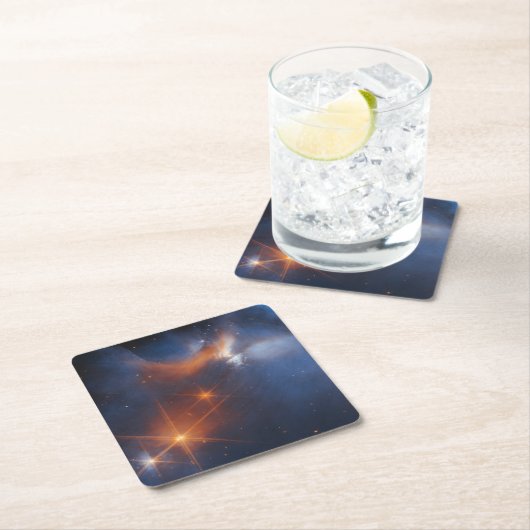 Die dunkle säkulare Wolke des Chamäleons I Rechteckiger Pappuntersetzer (Vor Ort)