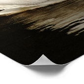 Die dunkle Schwanendrucke ist so hübsch Poster (Ecke)