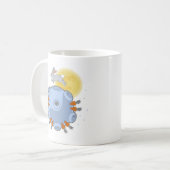 Die dunkle Seite der Mond-Tasse Kaffeetasse (Vorderseite Links)