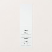 Die dunkle Seite - surreales Schwarzes Pferd und M Visitenkarten (Innenseite Aufgefaltet)