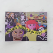 Die dunkle Seite von Halloween Karte (Innenseite)
