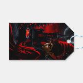 Die dunkle Weihnachtszeit. Geschenkanhänger (Vorderseite (Horizontal))