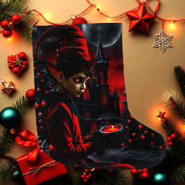 Die dunkle Weihnachtszeit. Großer Weihnachtsstrumpf