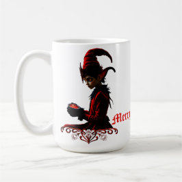 Die dunkle Weihnachtszeit. Kaffeetasse
