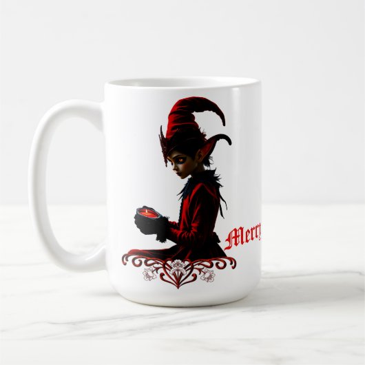 Die dunkle Weihnachtszeit. Kaffeetasse (Links)
