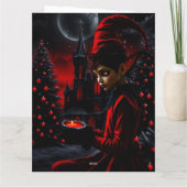 Die dunkle Weihnachtszeit. Karte (Rückseite)