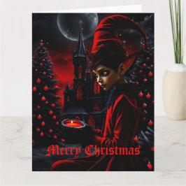Die dunkle Weihnachtszeit. Karte