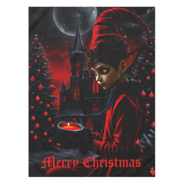 Die dunkle Weihnachtszeit. Tischdecke