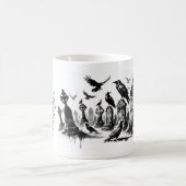 Die dunklen Omen des Friedhofs Kaffeetasse (Mittel)