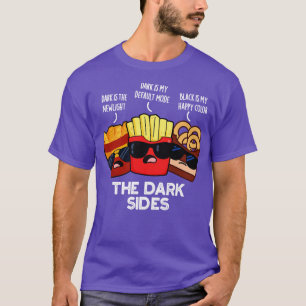 Die dunklen Seiten Lustige Fast-Food-Witze T-Shirt