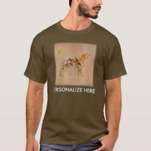 Die dunklen T-Shirts der Männer - Karussell-Tiger