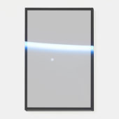 Die dünne Atmosphäre der Erde und ein blühender Mo Post-it Klebezettel (Vorderseite)