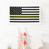 Die dünne Goldlinie Flagge Banner (Insitu)