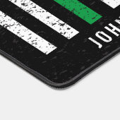 Die dünne grüne Linie stört die amerikanische Flag Schreibtischunterlage (Ecke)