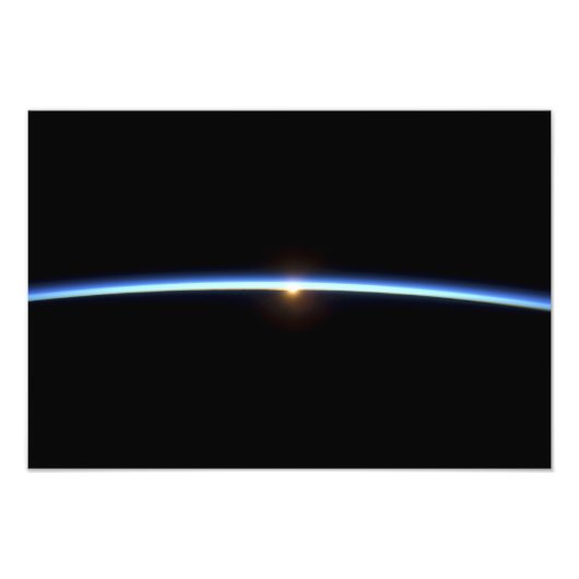 Die dünne Linie der Erdatmosphäre 2 Fotodruck (Vorne)