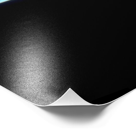 Die dünne Linie der Erdatmosphäre 2 Fotodruck (Ecke)