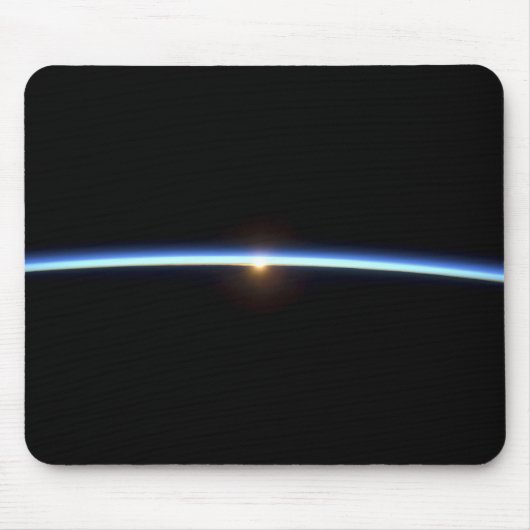 Die dünne Linie der Erdatmosphäre 2 Mousepad (Vorne)